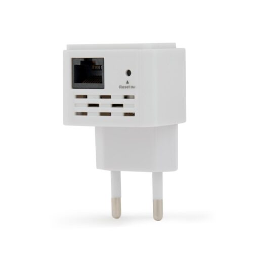 Gembird WNP-RP300-03 | WiFi Repeater | 300 Mbit/s | 2.4 GHz | 1x LAN | Wit