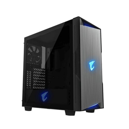 Gigabyte AORUS C300 Glass | Midi Tower Case | Zwart