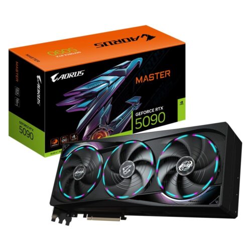 Gigabyte AORUS GeForce RTX 5090 MASTER | 32 GB GDDR7 VRAM | 4K Gaming & AI | Videokaart | GPU | Nvidia