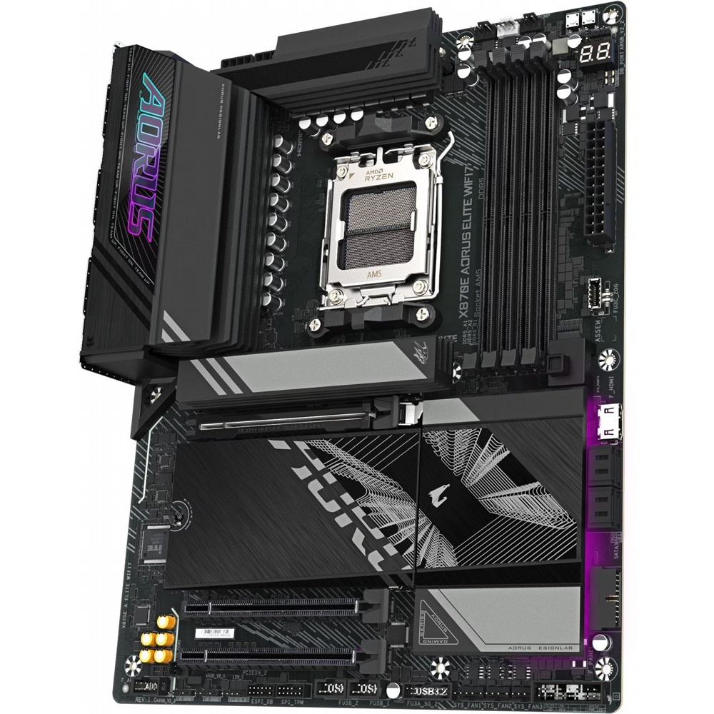 Gigabyte X870E AORUS ELITE WIFI7 | AMD X870E Moederbord | AM5 | ATX | WiFi 7 - Afbeelding 3