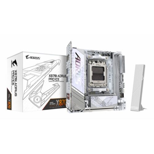 Gigabyte X870I AORUS PRO ICE | Socket AM5 | AMD X870 | 2xDDR5 | Mini ITX | Moederbord