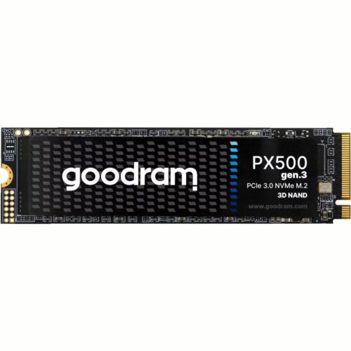 Goodram PX500 | 256GB NVMe SSD | M.2 Gen3 | 3.200MB/s Lezen | 1.300MB/s Schrijven