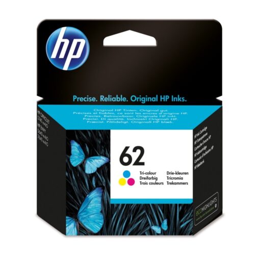 HP 62 | Originele Drie-Kleuren Inktcartridge