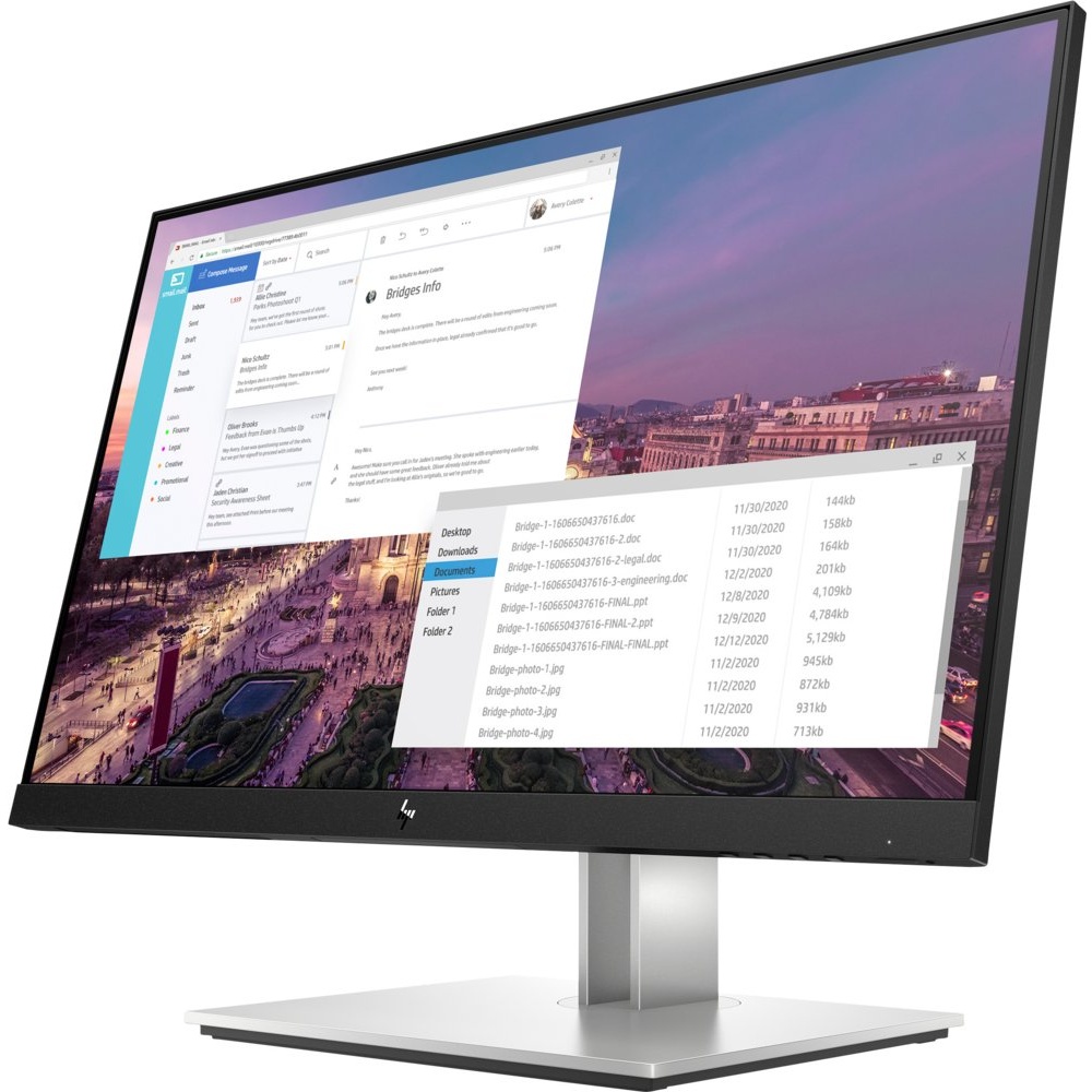 HP E-Series E23 G4 23" | 1920x1080 IPS | 60Hz | Monitor - Afbeelding 2