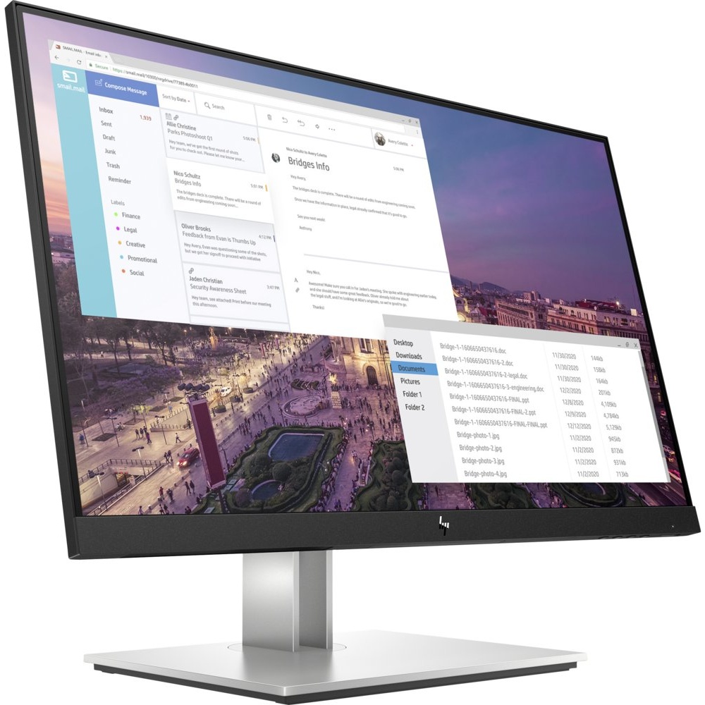 HP E-Series E23 G4 23" | 1920x1080 IPS | 60Hz | Monitor - Afbeelding 3