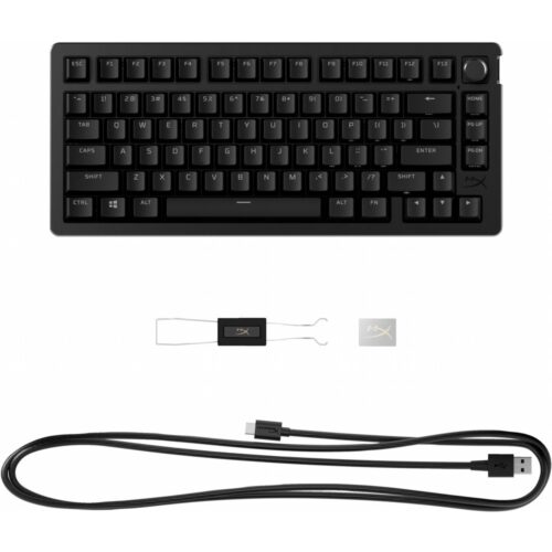HyperX Alloy Rise 75 | Gaming Toetsenbord | Compact 75% Layout | RGB | USB-C | Zwart | QWERTY