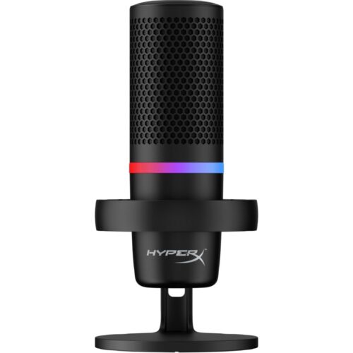 HyperX DuoCast | USB-microfoon | RGB-verlichting | Voor pc en console | Zwart