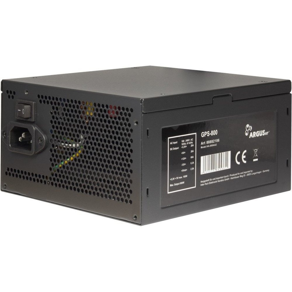 Inter-Tech Argus GPS-800 | 800 Watt Gold ATX PSU | Power Supply | Voeding - Afbeelding 3