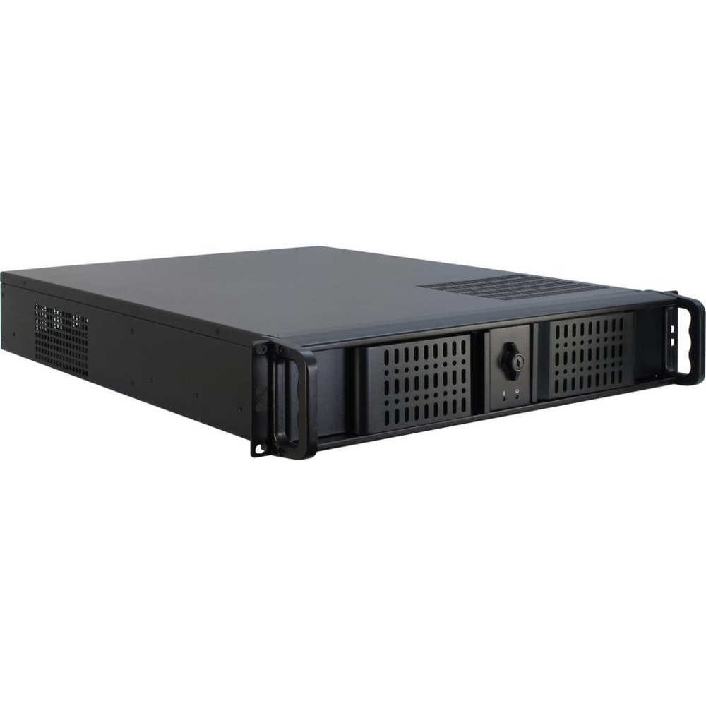 Inter-Tech IPC 2U-2098-SL | Server Rack Case | Zwart