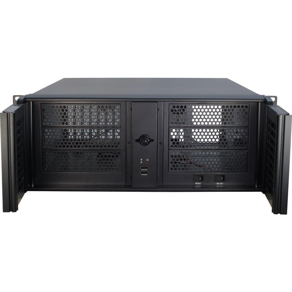 Inter-Tech IPC 4U-4098-S | Server Rack Case | Zwart - Afbeelding 3