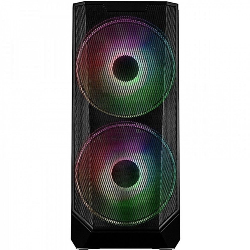 Inter-Tech IT-3503 Airstream RGB | Tower Case | Zwart - Afbeelding 2