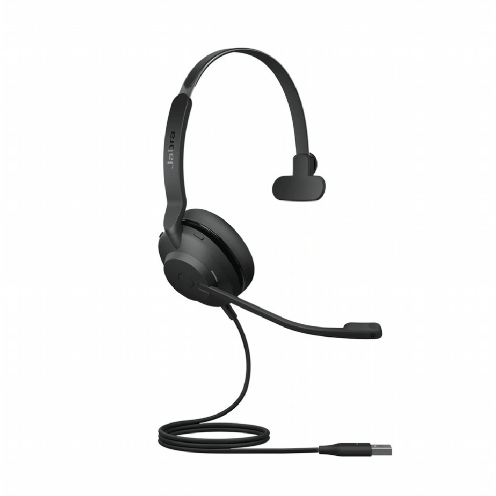 Jabra Evolve2 30 UC | Mono Bedrade On-Ear Headset USB-C | Zwart