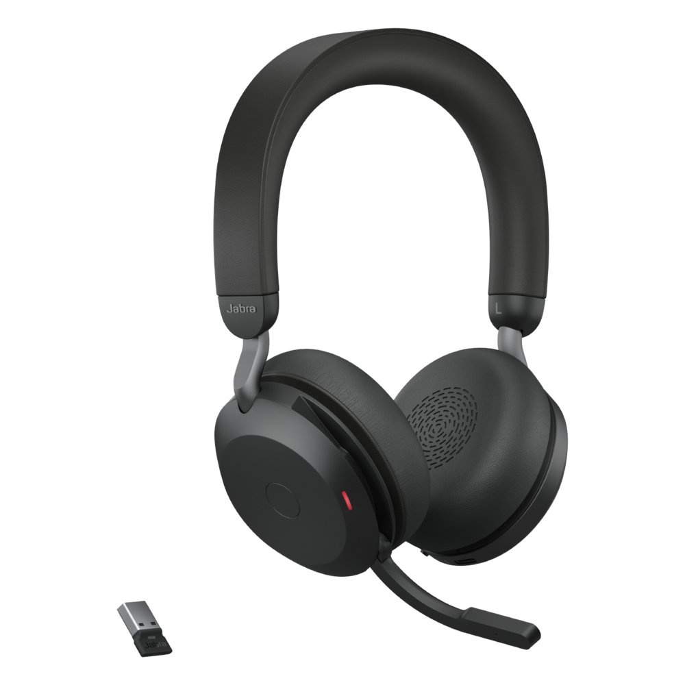 Jabra Evolve2 75 | Draadloze On-Ear Headset met USB | Zwart - Afbeelding 3