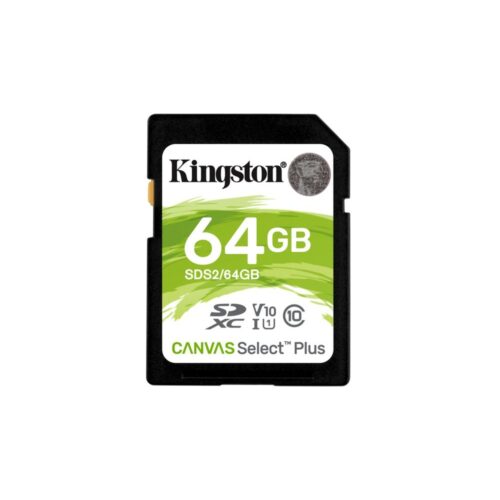 Kingston Canvas Select Plus | SDXC | 64GB | Class 10 | UHS-I U1