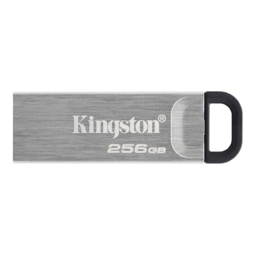 Kingston Kyson | 256GB USB-A 3.2 Flash Drive | tot 200 MB/s lezen | tot 60 MB/s schrijven | Zilver