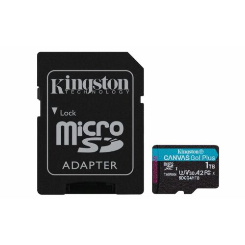 Kingston Technology | 1TB microSDXC Canvas Go! Plus Gen4 | 200MB/s | A2 U3 V30 | Inclusief Adapter