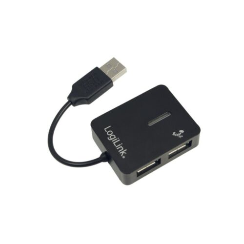 LogiLink | USB 2.0 4-Port Hub | 480 Mbit/s | Zwart