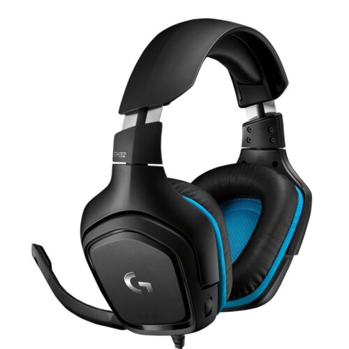 Logitech G432 | Bedrade Over-ear Gaming Headset 3.5mm Connector | 7.1 Surround | Zwart/Blauw