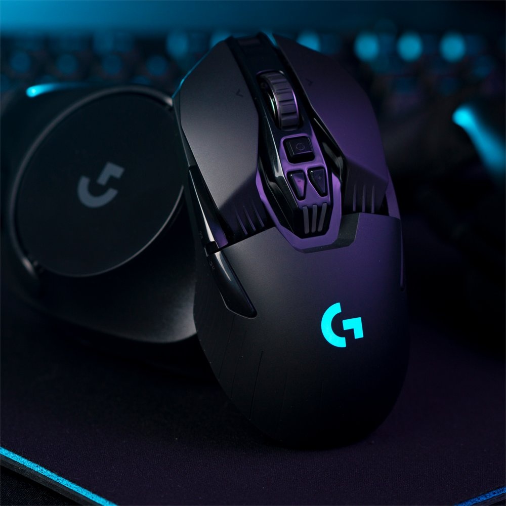 Logitech G903 Lightspeed | Ambidextrous Draadloze Gaming Muis | RF-Draadloos + USB-A | 25.600 DPI | Zwart - Afbeelding 2
