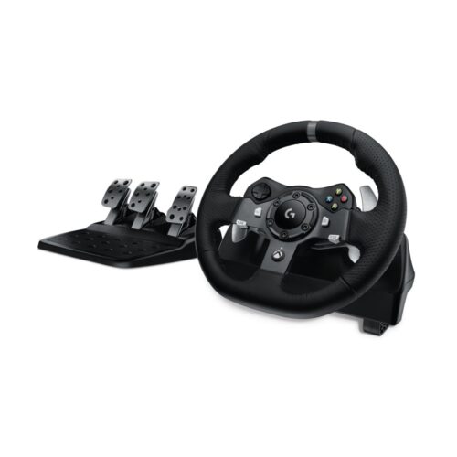 Logitech G920 Driving Force | Racestuur en pedalen | Force Feedback | 900° rotatie | USB 2.0 | Compatibel met Xbox Series X|S, Xbox One en PC | Zwart