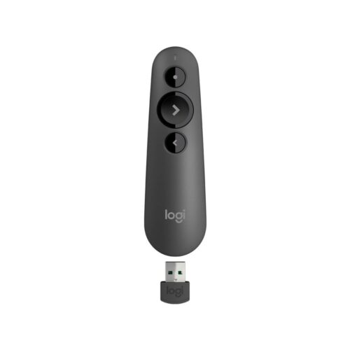 Logitech R500 | Draadloze Presenter | Bluetooth/RF | Grafiet | 20 m Bereik | Rood Laser