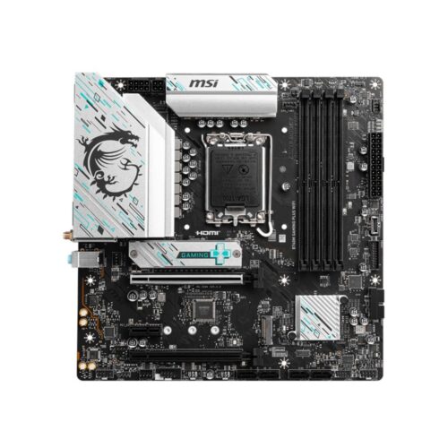 MSI B760M GAMING PLUS WIFI | Socket LGA 1700 | Intel B760 | 4xDDR5 | Micro-ATX | Moederbord