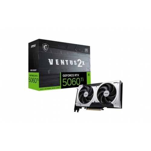 MSI GeForce RTX 5060 Ti VENTUS 2X OC PLUS | 8GB GDDR7 | DLSS 4 | Videokaart | Nvidia GPU