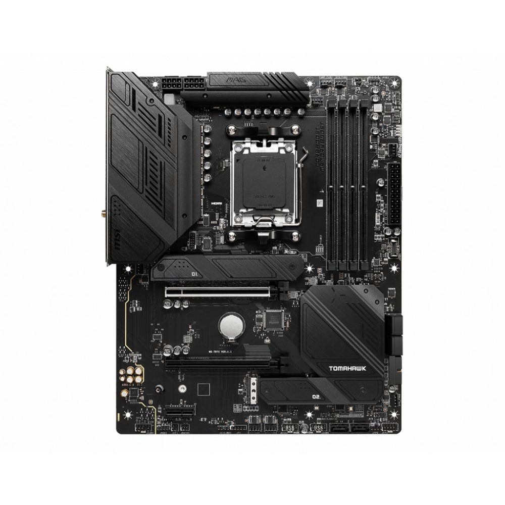 MSI MAG B650 Tomahawk WIFI | Socket LGA 1700 | AMD B650 | 4xDDR5 | ATX | Moederbord