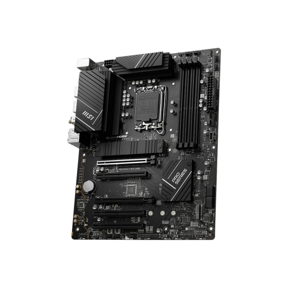 MSI PRO B760-P WIFI DDR4 | Socket LGA 1700 | Intel B760 | 4xDDR5 | ATX | Moederbord