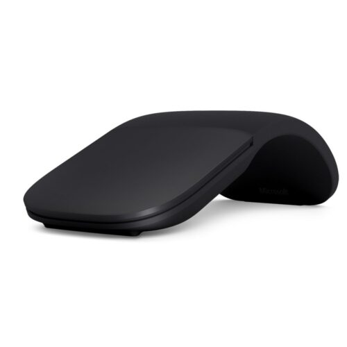 Microsoft Arc Mouse | Draadloze Muis | Links- en Rechtshandig | Bluetooth | 1000 DPI | Zwart