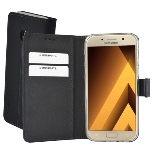 Mobiparts Premium Wallet TPU Case | Samsung Galaxy A3 (2017) | Zwart