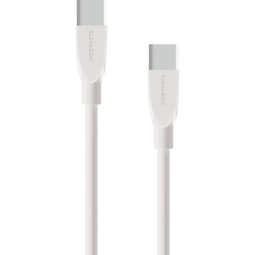 Mobiparts | USB-C naar USB-C Kabel | 2A | 1m | Wit (Bulk)