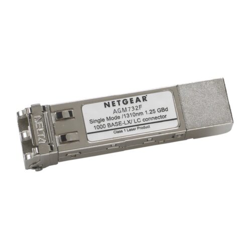 NETGEAR AGM732F | SFP Transceiver Module | 1,25 Gbps | Single-mode | 1310 nm | LC Duplex | 10 km
