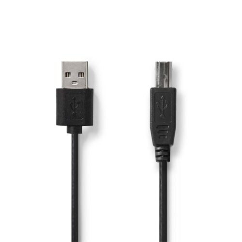 Nedis CCGL60101BK30 | USB 2.0 | USB-A naar USB-B | 3m | Zwart