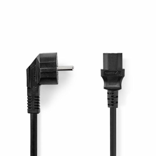 Nedis CEGL10000BK20 | Elektriciteitssnoer | 2 m | CEE 7/5 naar IEC-C13 | Zwart
