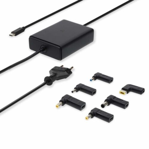 Nedis NBAU65110BK | Notebook adapter (GaN) | 65 W | USB-C Power Delivery | Zwart