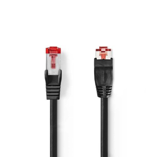 Nedis SF/UTP Cat 6 Netwerkkabel | 1 m | Zwart