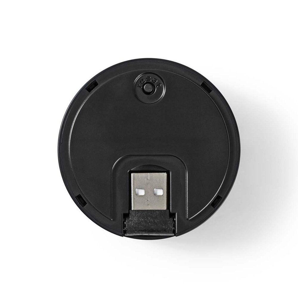 Nedis WIFICDPC10BK | Draadloze deurbelontvanger | USB-gevoed | 433 MHz | 80 dB | Zwart - Afbeelding 4