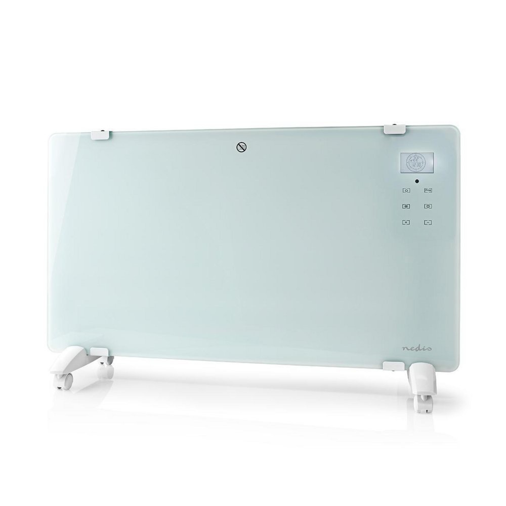 Nedis WIFIHTPL20FWT | Slimme Wi-Fi convectorkachel | 2000 W | Glazen frontpaneel | IP24 | Wit - Afbeelding 6
