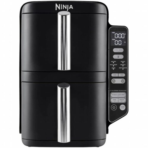 Ninja SL300EU Airfryer | Dubbele Mand | 7,6 Liter | Vrijstaand | 1750 Watt | Zwart