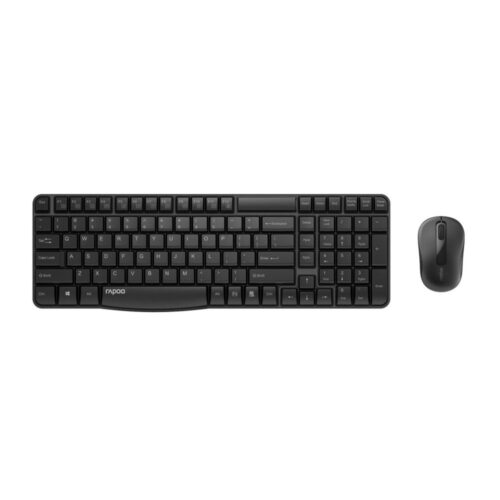 Rapoo X1800S toetsenbord Inclusief muis Universeel RF Draadloos Zwart