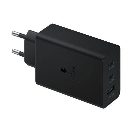 Samsung EP-T6530 | Oplader 65W | 2x USB-C & 1x USB-A | Zwart