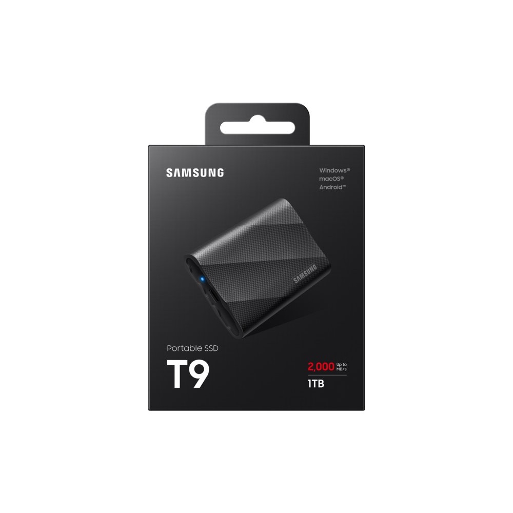 Samsung T9 | Externe SSD | 1TB | USB 3.2 Gen 2x2 | 2.000MB/s | Zwart | Compact & Snel - Afbeelding 7