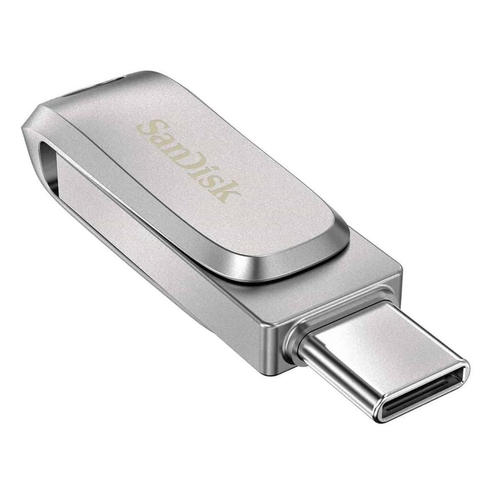SanDisk Ultra Dual Drive | 1TB USB-C 3.2 & USB-A 3.2 Flash Drive | tot 400 MB/s lezen | Roestvrijstaal