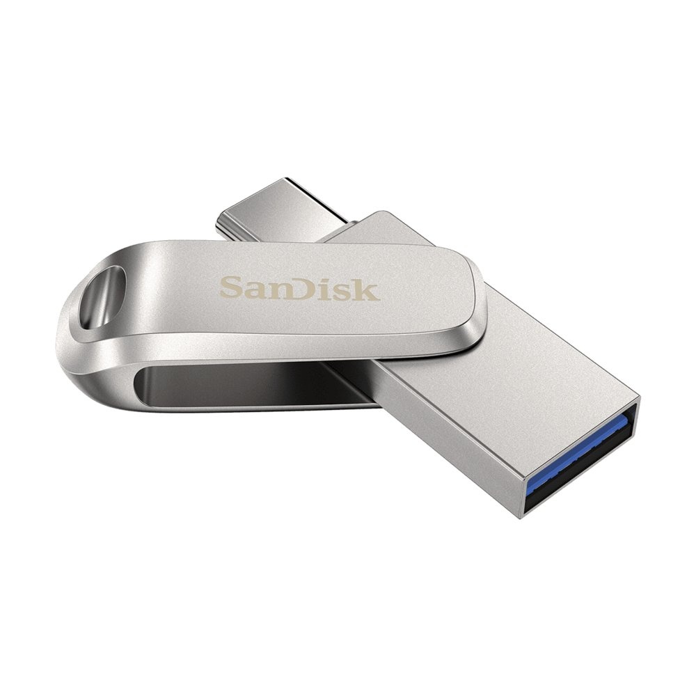 SanDisk Ultra Dual Drive | 1TB USB-C 3.2 & USB-A 3.2 Flash Drive | tot 400 MB/s lezen | Roestvrijstaal - Afbeelding 3