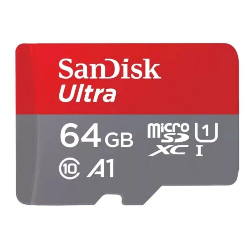 SanDisk Ultra | MicroSDXC | 64GB | Class 10 | UHS-I U1 | A1 | Tot 140MB/s | Inclusief SD-adapter