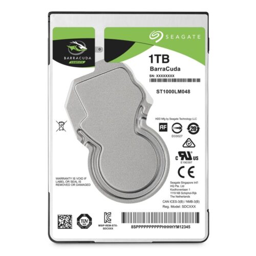 Seagate Barracuda HDD 2.5" | 1TB SATA III | 5400RPM