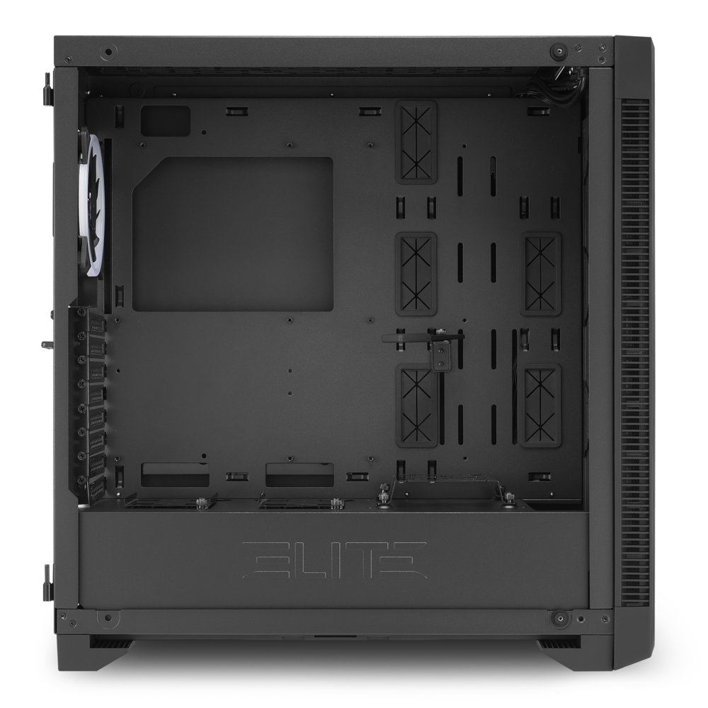 Sharkoon ELITE SHARK CA200M | Midi Tower Behuizing | Zwart - Afbeelding 5