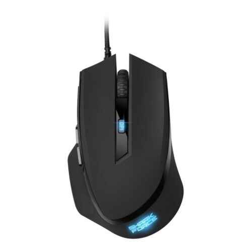 Sharkoon SHARK Force II | Bekabelde Gaming Muis | Rechtshandig | USB-A | 4200 DPI | Zwart