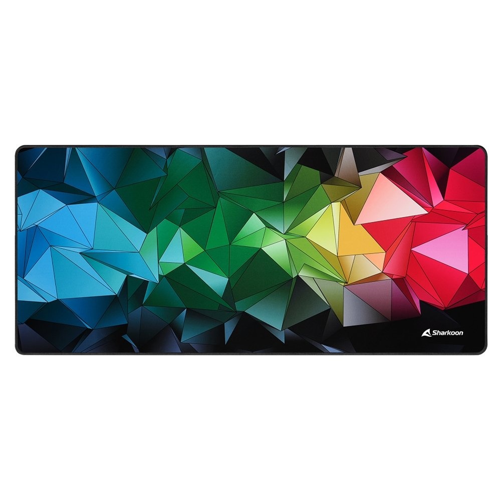 Sharkoon SKILLER SGP30 | Gaming-muismat | XXL-formaat (900 x 400 mm) | Waterafstotend textiel | Antislip rubberen onderzijde | Meerkleurig